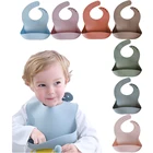 Plain Infant Bibs Bib Plain Infant Bibs Comfortable Eco Friendly Feeding Baby Bib Silicone Custom