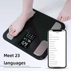 Welland Big VA Screen Smart Body Fat Composition Scale With Tracking Heart Rate And Body Balance