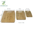 Pieces Bamboo Amazon Hot Selling Totally 3 Pieces Bamboo Serving And Cutting Board Set
