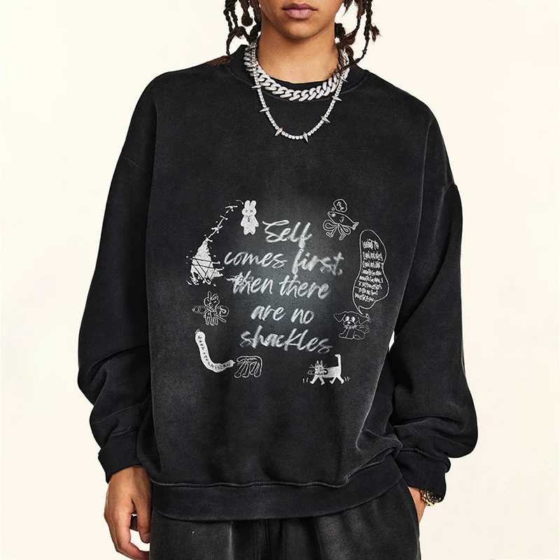 Custom Men's Heavyweight Pullover Hoodie Breathable Winter Sweatshirt with Lined Design Solid Pattern Casual Wear H2367963167534f0cbd8b9a7ae2fc94d4q