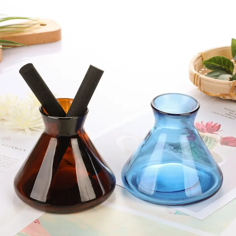 Supply New Design Empty Conical Flask Home Fragrance Black Reed