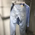 Jeans Pant China Manufacturer High Quality Oversized Blue Cargo Comfortable Men Jeans Stretch Harem Pant