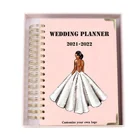 Planners Planner A4 A5 Custom Printing 2021 2022 Organizer Wedding Planners Monthly Weekly Diary Spiral Wedding Planner