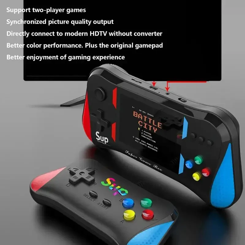 120Hz 7000mah Handheld Consoles Retro Handheld Game Console Video Player TV