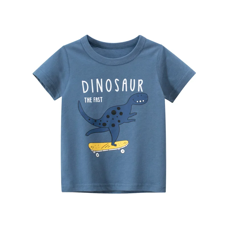 manufacturer Customized Kids T-Shirts 100% Cotton Kids Fashion T-Shirts Cartoon Printed Casual Kids T-Shirts