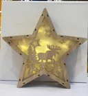 Christmas Star Christmas Battery Operated Led Light 2019 New Idea Christmas LED Battery Operated Star Shaped Table Light
