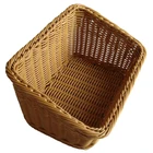 Wicker Wholesale Eco-Friendly Storage Picnic Wicker Fruit Vegetable Bamboo Bread Wooden Woven Rattan Decorative Basket