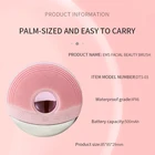Wholesale Custom Reusable Ultrasonic Massage Exfoliating Silicone Facial Brush