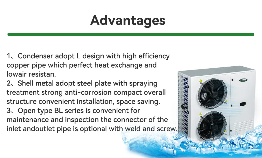Outdoor Wall-mounted Condensing Compressor, 380V, 5HP, Scroll - detail 12