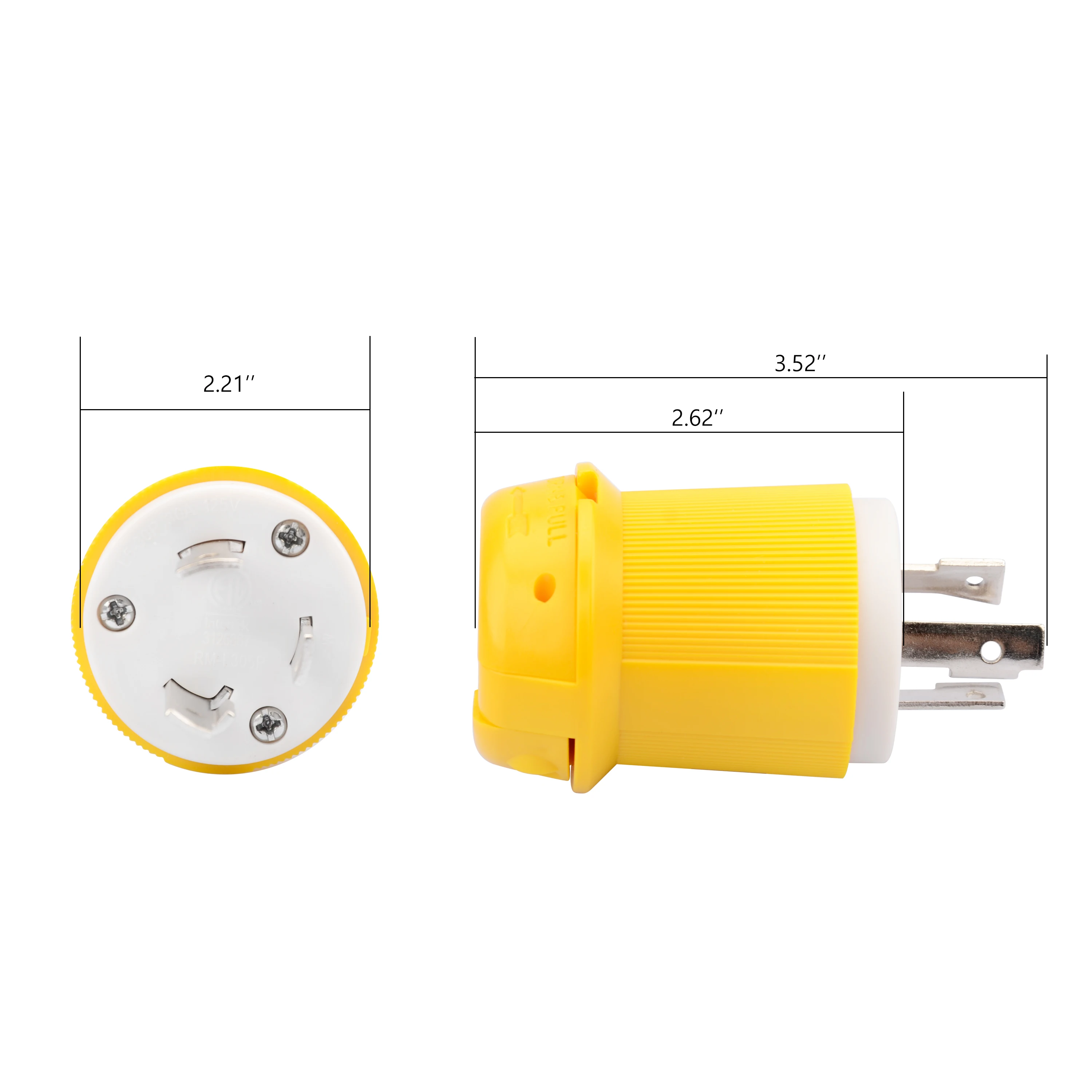 P Nema L P Nema L R Locking Plug And Connector Set Generator