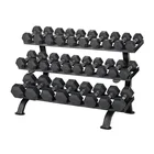 Weight Gym Weights Cheap Price Fitness Custom Logo Gym Rubber Weight Dumbbell