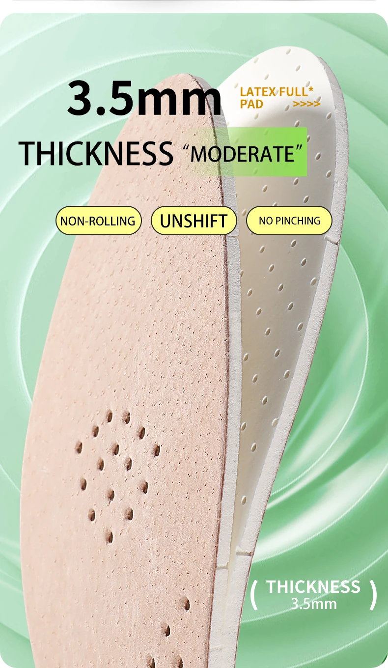 Wholesale/custom Genuine Leather Pigskin Latex Insole Soft and Long-lasting Shock Absorption Sweat Resistant Leather Shoe Insole Wholesale/custom Genuine Leather Pigskin Latex Insole Soft and Long-lasting Shock Absorption Sweat Resistant Leather Shoe Insole