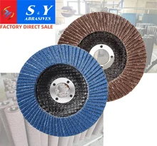 Professional factory direct 4.5 inch 115x22mm aluminum oxide flap discs for all type of iron and steels grinding