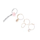 Pearl 2021 New Arrival Popular Cute Earrings Jewelry Natural Shell Pendent Gold Hoop Pearl Earring
