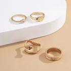 Fashion Snake Ring Simple Fashion Irregular Snake Joint Ring Retro Personality Fashion Ring Set