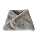 Scarf Scarves Hot In Amazon Fake Fur Neck Warmer Infinity Scarf Circular Stitched Snood Scarves