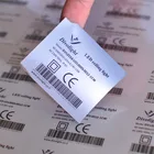Sticker Silver Custom Adhesive Sticker Aluminum Foil Silver Wine Bottle Sticker Labels Roll