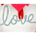 Wedding 2021 New Colorful Heart Shaped Wreath Valentines Wedding Decoration