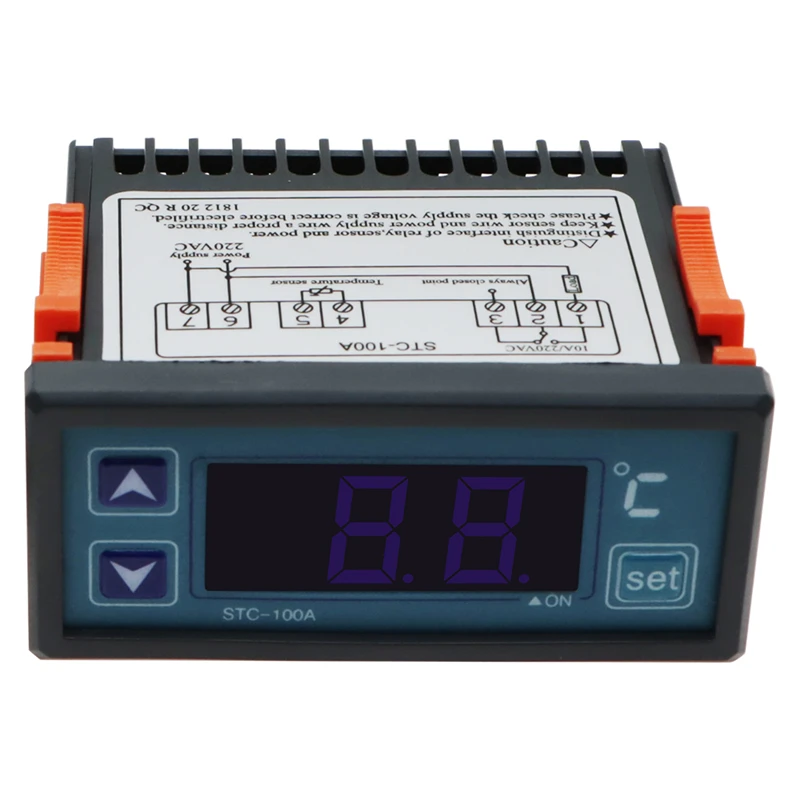 controlador de temperatura digital termostato stc 100a de control de temperatura para nevera y congelador buy termostato controlador de temperatura digital termostato controlador de temperatura 220 v controlador de temperatura digital 12v product on