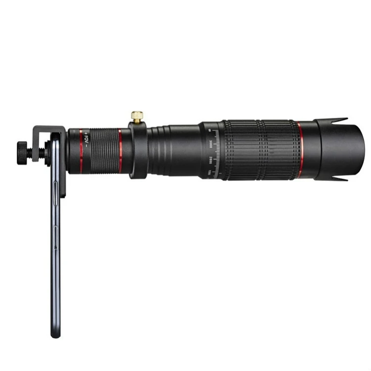 High Quality 2 in 1 Phone Telescope 36x Magnification Lens Portable Monocular Telescope with Tripod for Smartphone