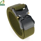 Military Security Belt Heavy Duty Belt Heavy Duty Military Buckle Cover Fit Security Waist Belt
