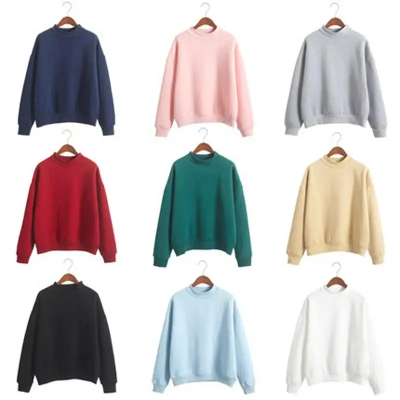 Custom Women's Sweaters Long Sleeve ladies clothing knitted wear Pullover Casual women crewneck sweater for women