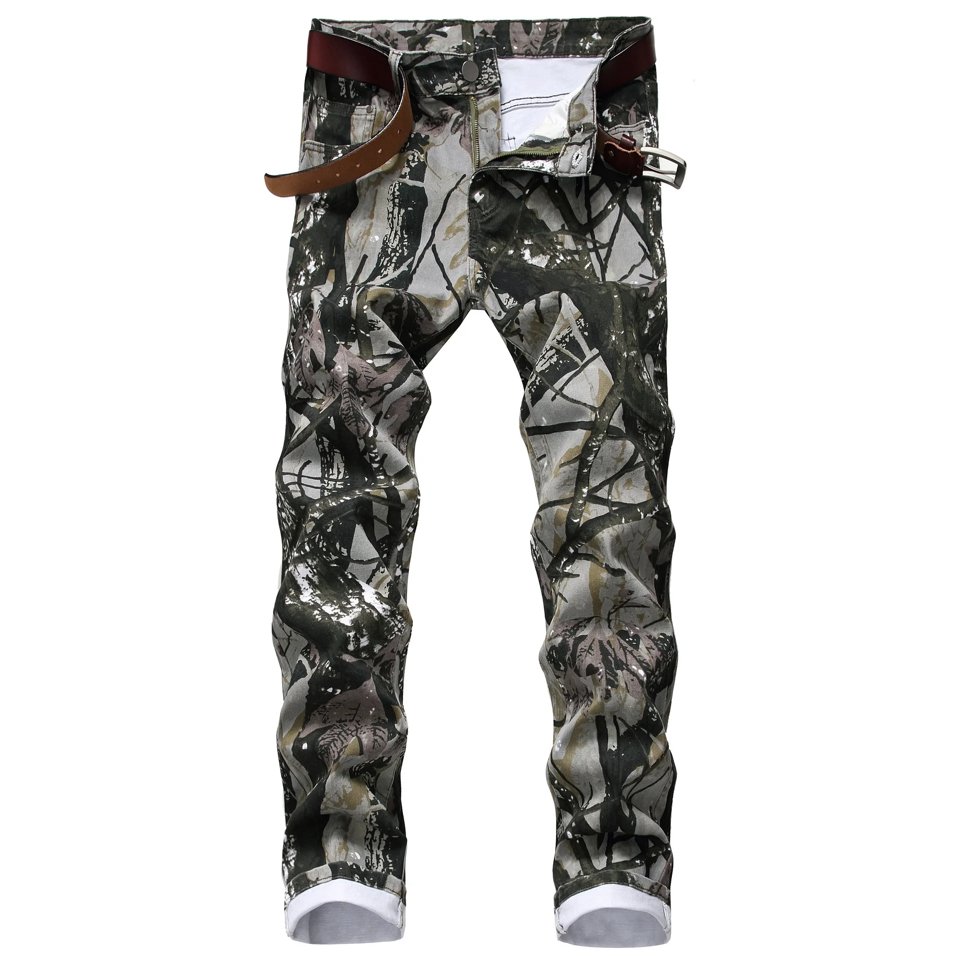 Black Fashion Spandx Cotton Jeans 