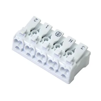 VDE 5 pole electric wire connector
