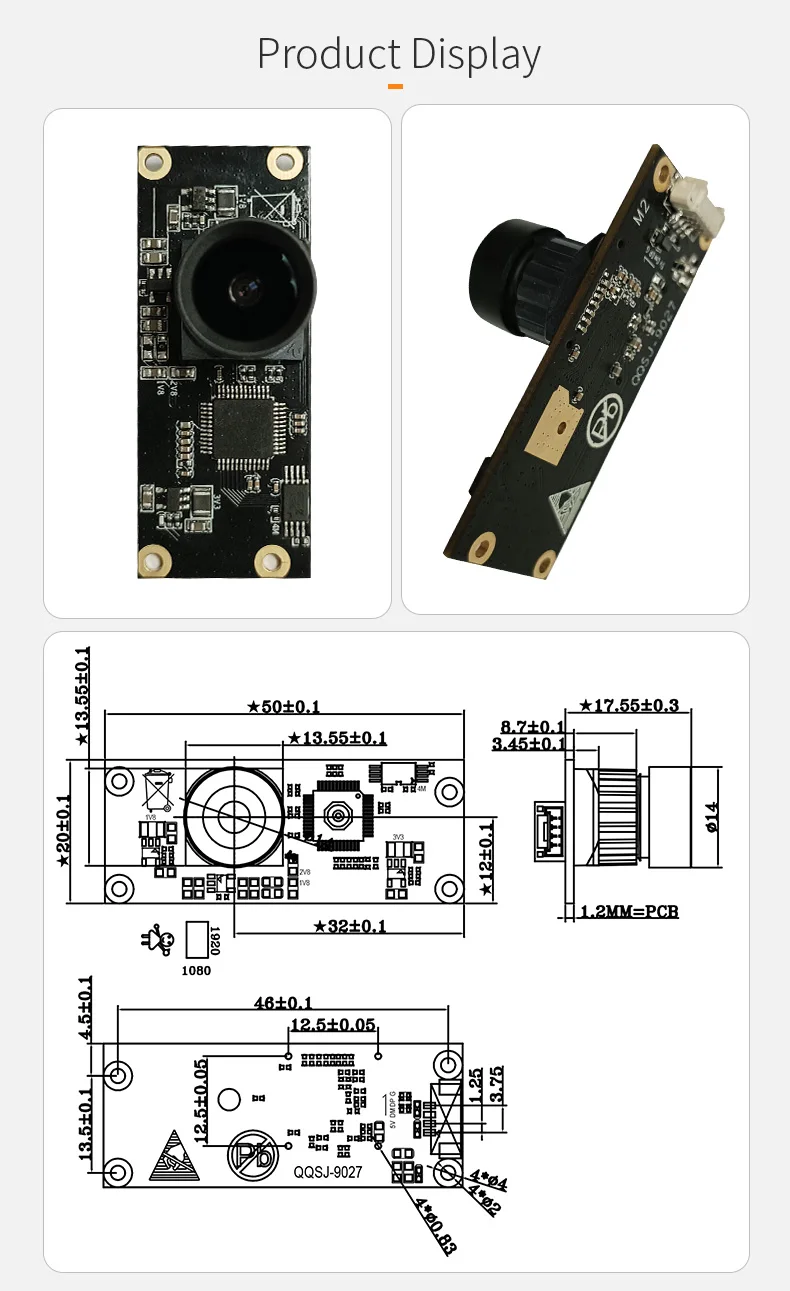 DGZX Customize Ar0230 Sensor 2MP HD 1080P USB Camera Module with 96dB WDR Microscope Camera插图1 DGZX Customize Ar0230 Sensor 2MP HD 1080P USB Camera Module with 96dB WDR Microscope Camera插图1