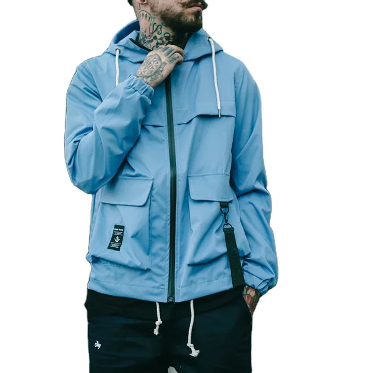 wholesale hooded windbreaker