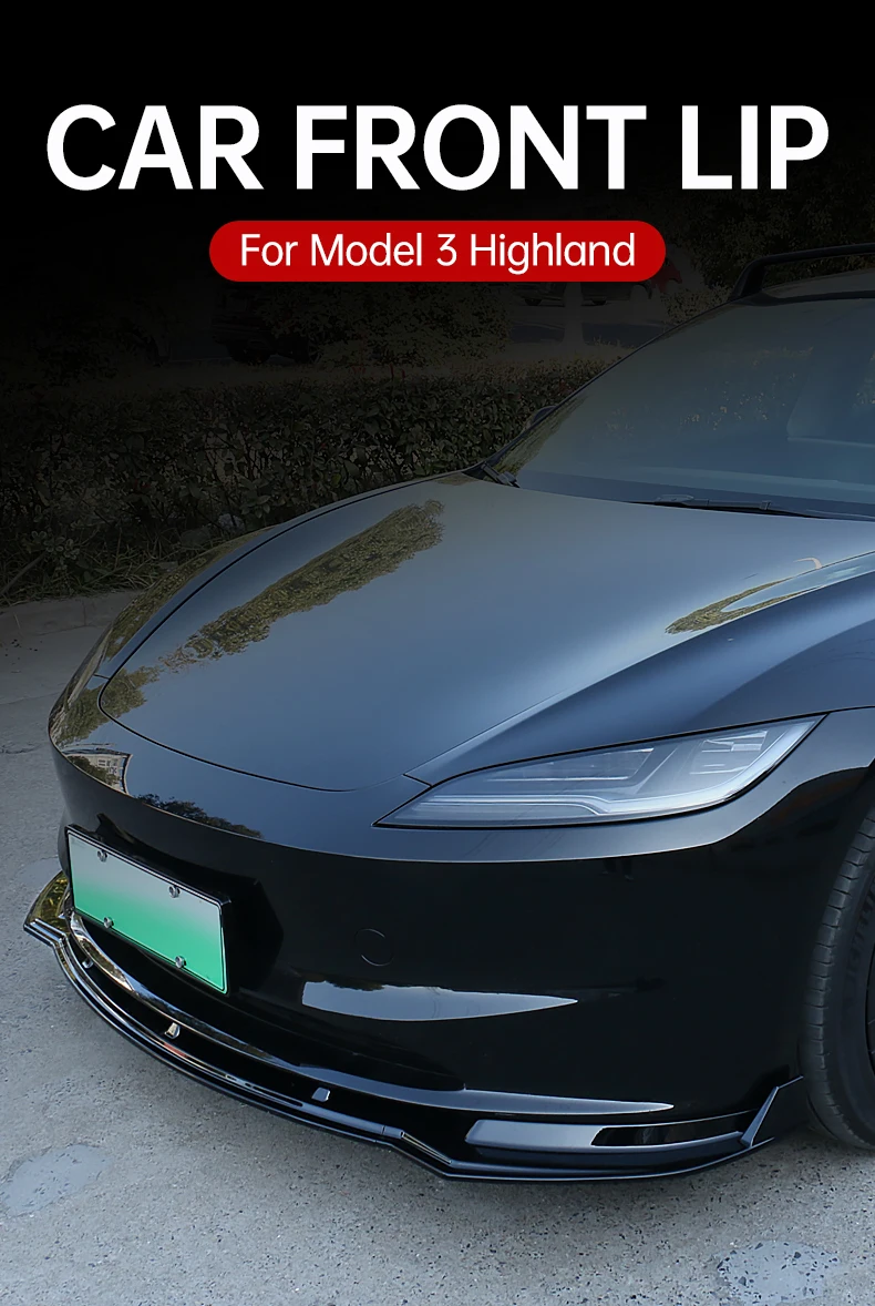 Good Fitment Carbon Fiber Body Kit For Model Y Carbon Fiber Front Lip