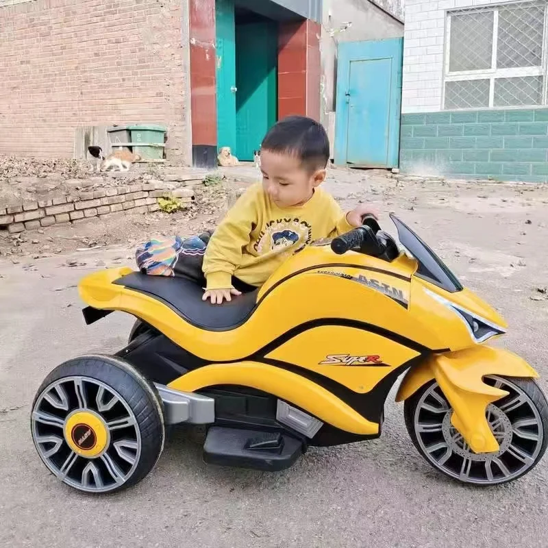 12 V Big Power 3 Wheels Rechargeable Electric Children Motorcycle Bike