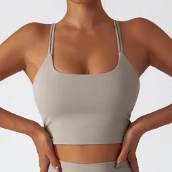 YIYI Tops Sale Two Straps High Impact Workout Tops Push Up Shockproof Gym Tops High Elastic Eco Friendly Recycled Yoga Bra