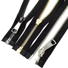Zipper Design Metal Zipper Manufacturer Custom 3# 5# 8# Long Chain Open End Close End Metal Zipper For Handbags/Clothes