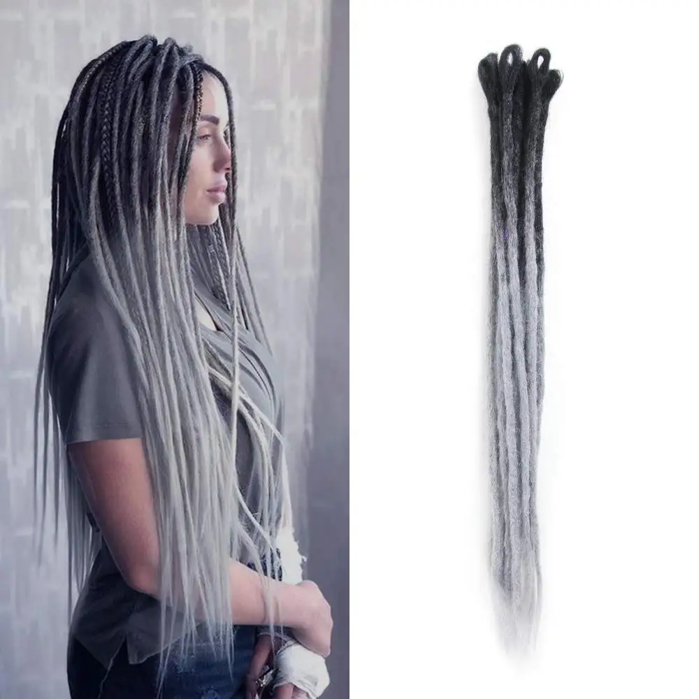 Dreadlock Extensions Full Head Permanent Locs Extensions Dyeable Dreadlock  For Women/men Natural Black - Buy Human Hair Loc Extensions Full Handmade  Permanent Dreadlock Extensions For Black Women/men Natural Black,Human Hair  Afro Kinky