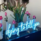 Led Light Decoration Drop Shipping No MOQ Wall Mounted Custom Led Light Neon Signs For Home Decoration
