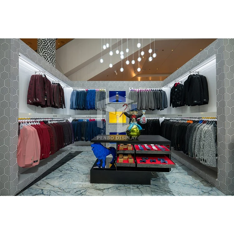 Penbo Clothes Shop Interior Design Furniture Boutique Store Clothing