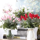 Flowers Artificial JUXIN Real Touch Wedding Moisturized Rose Flowers Artificial