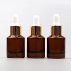 Products Hot Products 2020 Cosmetic 10ml 15 Ml Amber Slant Shoulder Glass Dropper Bottle