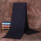 Black Scarf Scarf For Men New Product 100% Viscose 30x180CM Black Mens Brand Names Scarf Long Luxury For Men