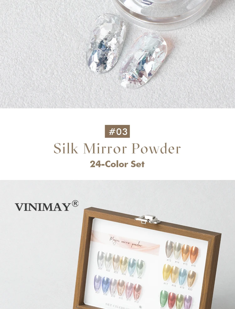 product vinimay 4 styles nail magic mirror powder aurora shiny effect easy to blend for gel polish acrylic nail art decoration-7