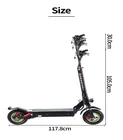 Adult European Warehouse 1000W 48V 21Ah 10 Inch Folding Adult Electric Car Factory Direct Sales