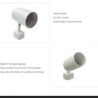 Led Spot The Popular GU10 Lamp Holder 145*85mm Aluminum Material Round Pattern Energy Saving Led Spot Lights