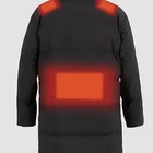 Coat Unisex Black Smart Down Coat Casual Heating Clothing Windproof Heating Jacket For Outdoor