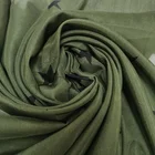 X Custom Logo Black Star Pattern Printing Green Color Square Head Hijab Cotton Silk Scarf 90 X 90
