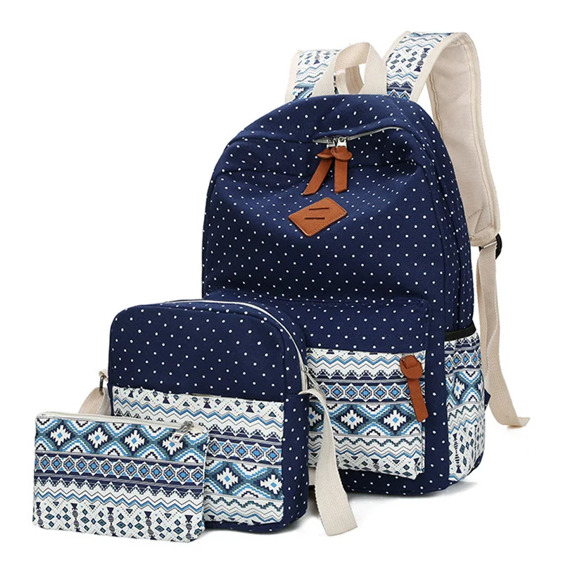 trendy canvas backpack