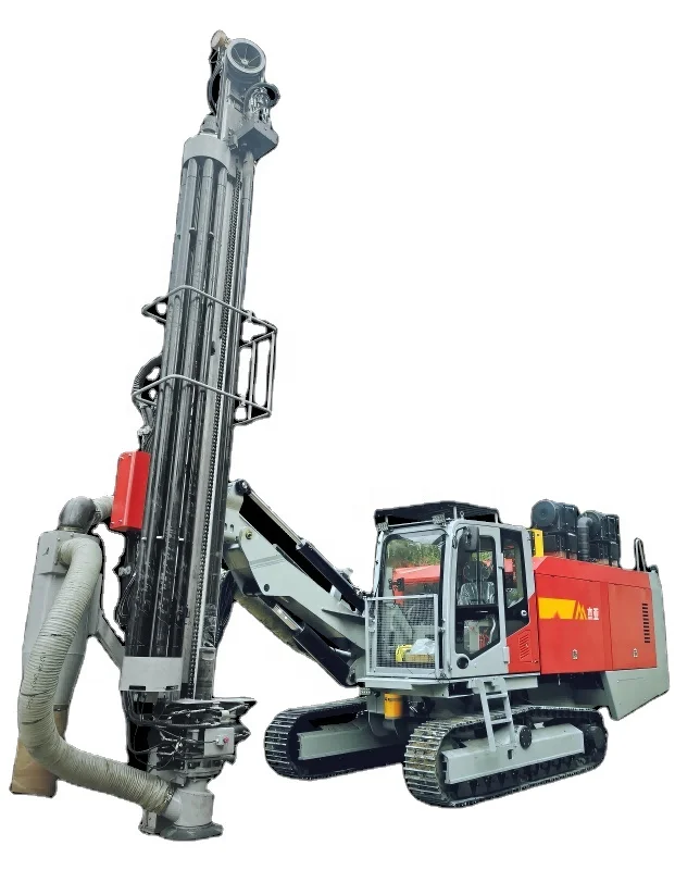 Factory Price DTH Surface Drilling rig JIEYA B10 35M drilling depth Integrated With Air Compressor