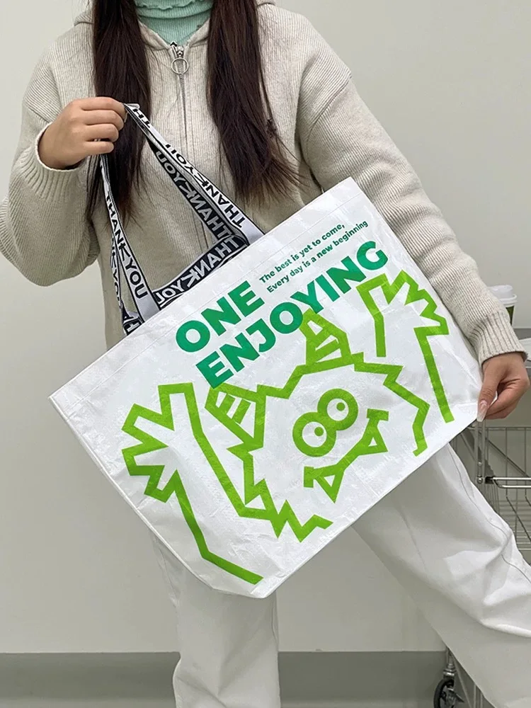 product fashion colorful customized logo graphic laminated pp woven bag high quality eco friendly retail grocery shoulder shopping bags-14
