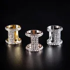 Jewelry Wedding Rings Fashion Wholesale Bling Jewelry Trendy Rhinestone Alloy Wedding Circle Rings