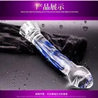Sex Fashion Light Up Led Anal Plug Lighted Crystal G Spot Glass Dildo Realista Sex Toy For Woman